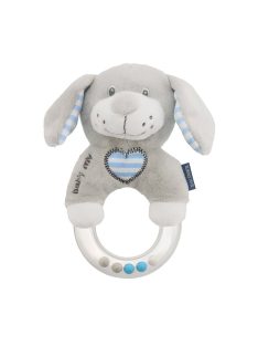 Csörgős plüss játék Baby Mix kutya kék
