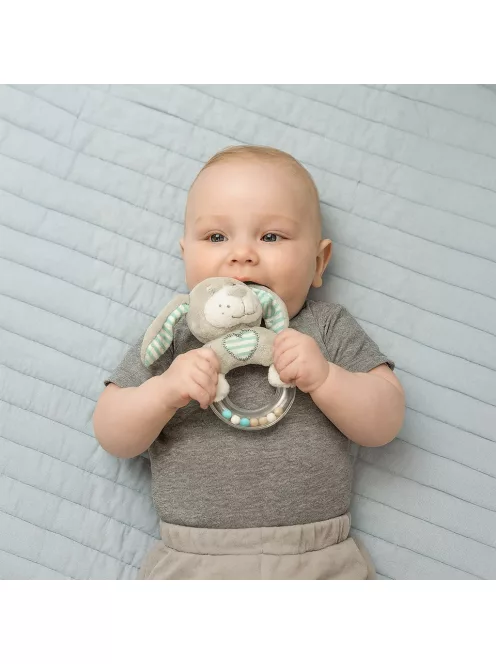 Csörgős plüss játék Baby Mix kutya kék
