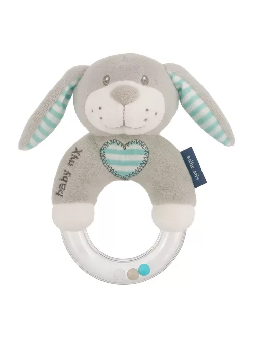 Csörgős plüss játék Baby Mix kutya menta