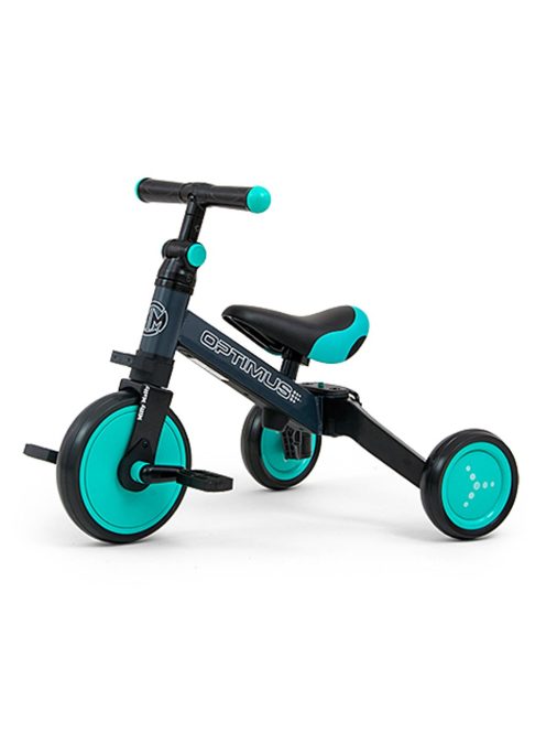 Gyerek háromkerekű bicikli 3az1-ben Milly Mally Optimus mint