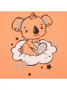 Gyermek nyári pizsama New Baby Dream lazacszín