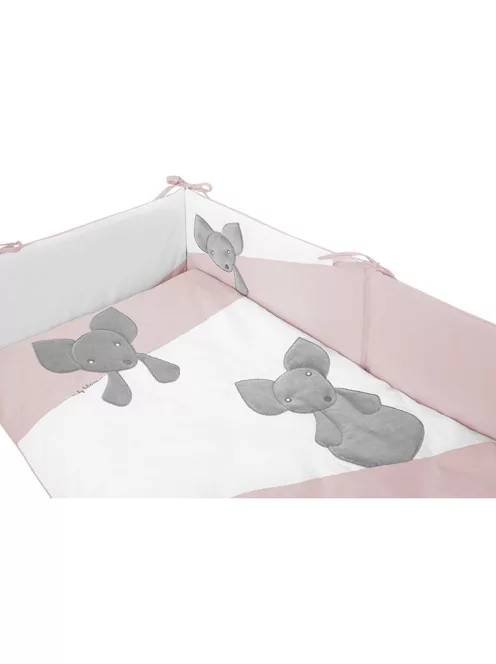 3-részes ágyneműgarnitúra Belisima Mouse 90/120 rózsaszín