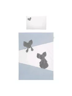 6-részes ágyneműhuzat Belisima Mouse 100/135 kék