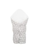 Klasszikus megkötős pólya New Baby Csillag szürke-fehér