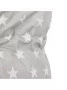 Klasszikus megkötős pólya New Baby Csillag szürke-fehér