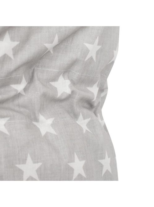 Klasszikus megkötős pólya New Baby Csillag szürke-fehér