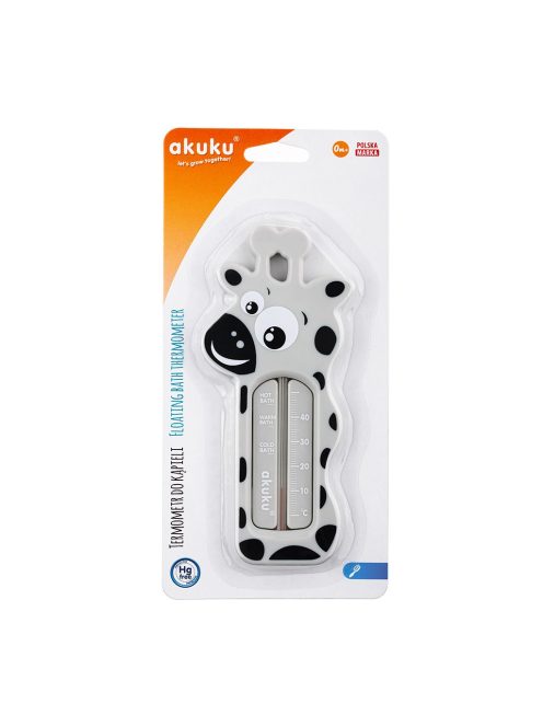 Gyermek vízhőmérő kádba Akuku Zsiráf szürke