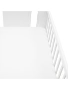 Jersey lepedő kiságyba New Baby 120x60 fehér