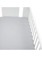 Jersey lepedő kiságyba New Baby 120x60 szürke