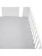 Jersey lepedő kiságyba New Baby 120x60 szürke