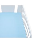 Jersey lepedő kiságyba New Baby 120x60 kék