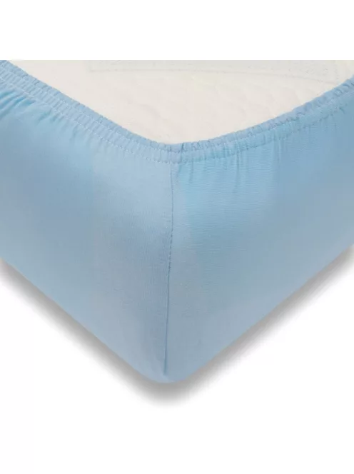 Jersey lepedő kiságyba New Baby 120x60 kék