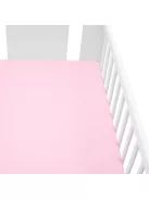 Jersey lepedő kiságyba New Baby 120x60 rózsaszín