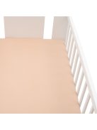 Jersey lepedő kiságyba New Baby 120x60 bézs