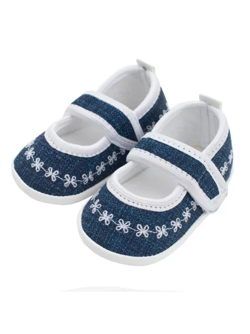 Baba kislányos cipő New Baby Jeans fehér 0-3 h