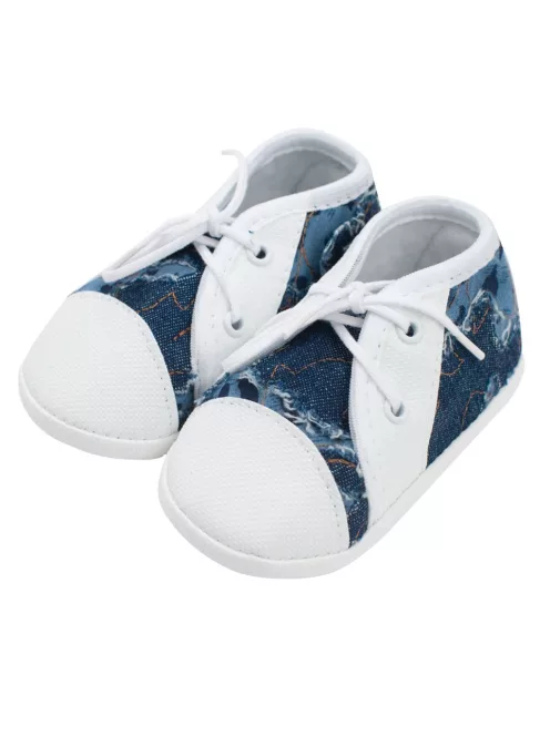 Baba tornacipő New Baby kék 0-3 h