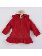 Plüss kapucnis pulóver New Baby Baby piros