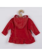 Plüss kapucnis pulóver New Baby Baby piros