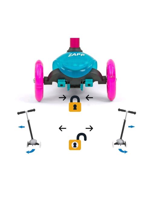 Gyerek roller Milly Mally Scooter Zapp green