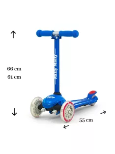 Gyerek roller Milly Mally Scooter Zapp deep blue