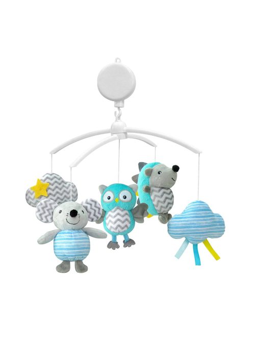 Körhinta a kiságy fölé Baby Mix süni egér bagoly