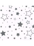 Szoptatós C alakú párnahuzat New Baby szürke csillagok 285 x16