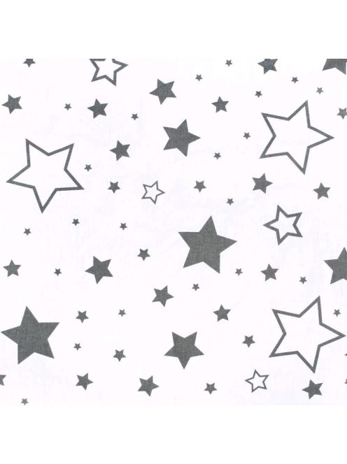 Szoptatós C alakú párnahuzat New Baby szürke csillagok 285 x16