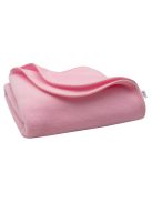 Gyerek fleece takaró New Baby 100x75 rózsaszín csíkos