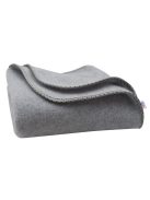 Gyerek fleece takaró New Baby 100x75 szürke csillagok