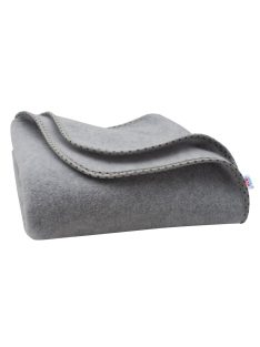 Gyerek fleece takaró New Baby 100x75 szürke csillagok