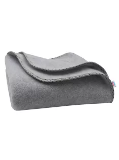 Gyerek fleece takaró New Baby 100x75 szürke csillagok