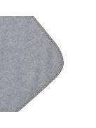 Gyerek fleece takaró New Baby 100x75 szürke csillagok