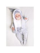 Téli baba kabát sapkával Nicol Kids Winter kék