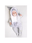 Téli baba kabát sapkával Nicol Kids Winter kék