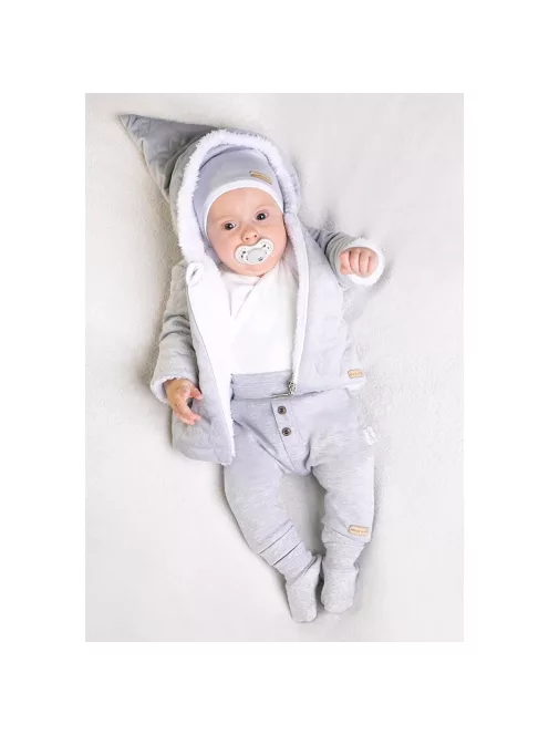 Téli baba kabát sapkával Nicol Kids Winter kék