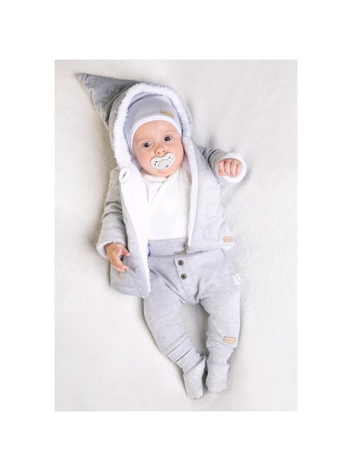 Téli baba kabát sapkával Nicol Kids Winter kék