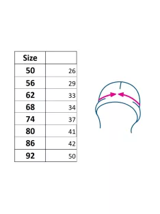 Luxus baba téli sapka fülekkel New Baby Snowy collection