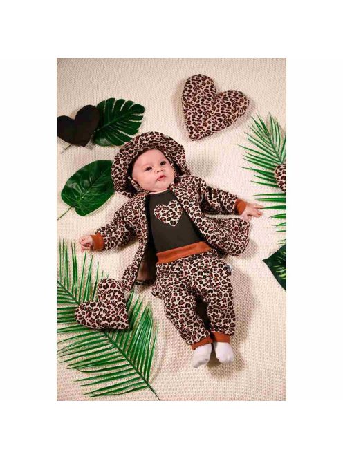 Baba melegítő nadrág Nicol Mia barna