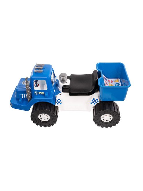 Gyermek rendőrségi bébitaxi BAYO POLICE 70 cm kék