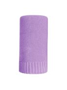 Bambusz kötött takaró NEW BABY 100x80 cm lila