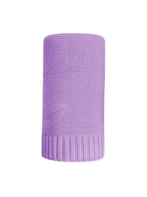 Bambusz kötött takaró NEW BABY 100x80 cm lila