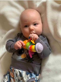 Bambusz kötött takaró NEW BABY 100x80 cm lila