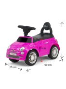 Bébitaxi Milly Mally FIAT rózsaszín