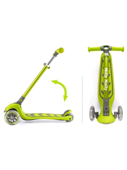 Gyerek roller Milly Mally Scooter Boogie zöld