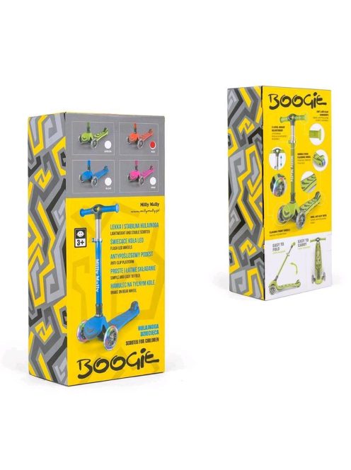Gyerek roller Milly Mally Scooter Boogie zöld