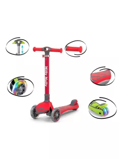 Gyerek roller Milly Mally Scooter Boogie piros