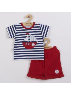 Baba együttes póló és rövid nadrág New Baby Marine