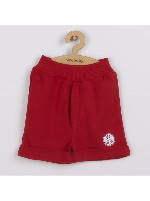 Baba együttes póló és rövid nadrág New Baby Marine