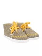 Baba tornacipő New Baby jeans mustard 0-3 h