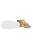 Baba tornacipő New Baby jeans mustard 0-3 h
